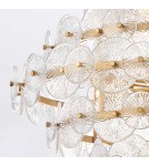 Quintiesse Żyrandol Rene 16 źródeł światła Przecierany mosiądz Elstead Lighting QN-RENE-16P-DSB