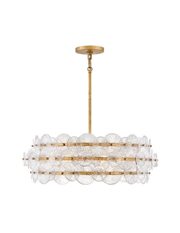Quintiesse Żyrandol Rene 6 źródeł światła Przecierany mosiądz Elstead Lighting QN-RENE-6P-DSB - product 2