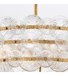 Quintiesse Żyrandol Rene 6 źródeł światła Przecierany mosiądz Elstead Lighting QN-RENE-6P-DSB