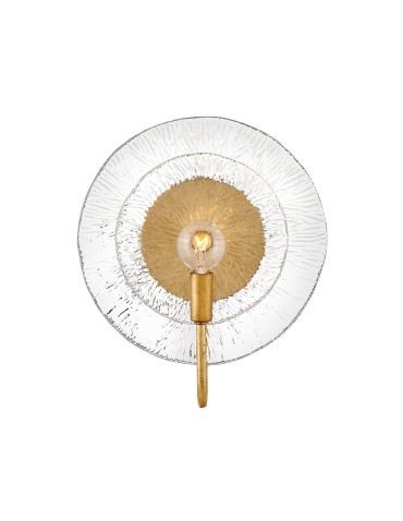 Quintiesse Kinkiet Rene 1 źródło światła Przecierany mosiądz Elstead Lighting QN-RENE-WB1-DSB - product 2