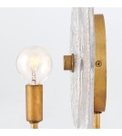 Quintiesse Kinkiet Rene 1 źródło światła Przecierany mosiądz Elstead Lighting QN-RENE-WB1-DSB