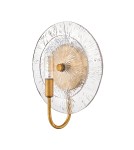 Quintiesse Kinkiet Rene 1 źródło światła Przecierany mosiądz Elstead Lighting QN-RENE-WB1-DSB