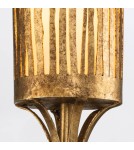 Quintiesse Kinkiet Sawgrass 1 źródło światła Płatkowe złoto Łazienkowa IP44 Elstead Lighting QN-SAWGRASS-1WB-DG-O