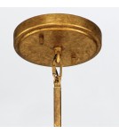 Quintiesse Lampa wisząca Sawgrass 3 źródła światła Płatkowe złoto Elstead Lighting QN-SAWGRASS-2P-DG-O