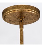 Quintiesse Żyrandol Sawgrass 3 źródła światła Płatkowe złoto Elstead Lighting QN-SAWGRASS-3-DG-O