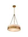 View Quintiesse Lampa wisząca Sawgrass 3 źródła światła Płatkowe złoto Elstead Lighting QN-SAWGRASS-3P-DG-O