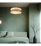 Quintiesse Lampa wisząca Sawgrass 3 źródła światła Płatkowe złoto Elstead Lighting QN-SAWGRASS-3P-DG-O