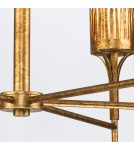 Quintiesse Żyrandol Sawgrass 6 źródeł światła Płatkowe złoto Elstead Lighting QN-SAWGRASS-6-DG-O