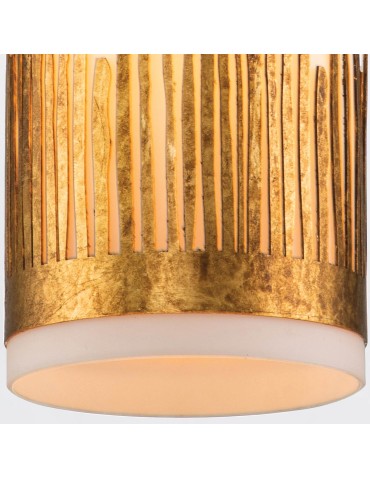 Quintiesse Lampa wisząca Sawgrass 1 źródło światła Płatkowe złoto Elstead Lighting QN-SAWGRASS-MP-DG-O - product 2