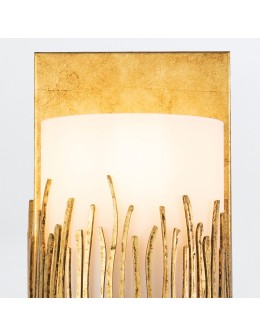Quintiesse Kinkiet Sawgrass 1 źródło światła Płatkowe złoto Łazienkowa IP44 Elstead Lighting QN-SAWGRASS-WU-DG-O - product 2
