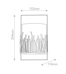 Quintiesse Kinkiet Sawgrass 1 źródło światła Płatkowe złoto Łazienkowa IP44 Elstead Lighting QN-SAWGRASS-WU-DG-O