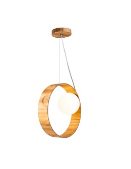 Quintiesse Lampa wisząca Sfera 1 źródło światła Elstead Lighting QN-SFERA-1P-TEAK