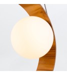 Quintiesse Lampa wisząca Sfera 1 źródło światła Elstead Lighting QN-SFERA-1P-TEAK