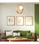 Quintiesse Lampa wisząca Sfera 1 źródło światła Elstead Lighting QN-SFERA-1P-TEAK