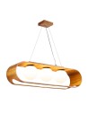 View Quintiesse Lampa wisząca Sfera 3 źródła światła Elstead Lighting QN-SFERA-3P-TEAK