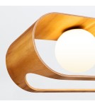 Quintiesse Lampa wisząca Sfera 3 źródła światła Elstead Lighting QN-SFERA-3P-TEAK