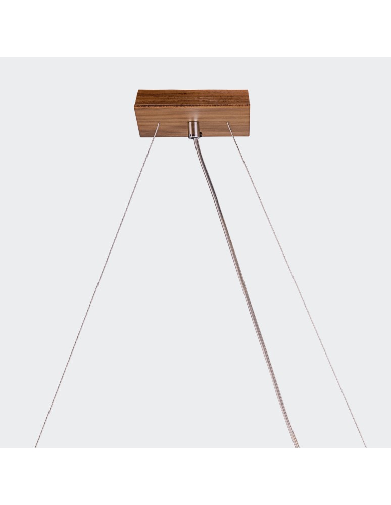 Quintiesse Lampa wisząca Sfera 3 źródła światła Elstead Lighting QN-SFERA-3P-TEAK