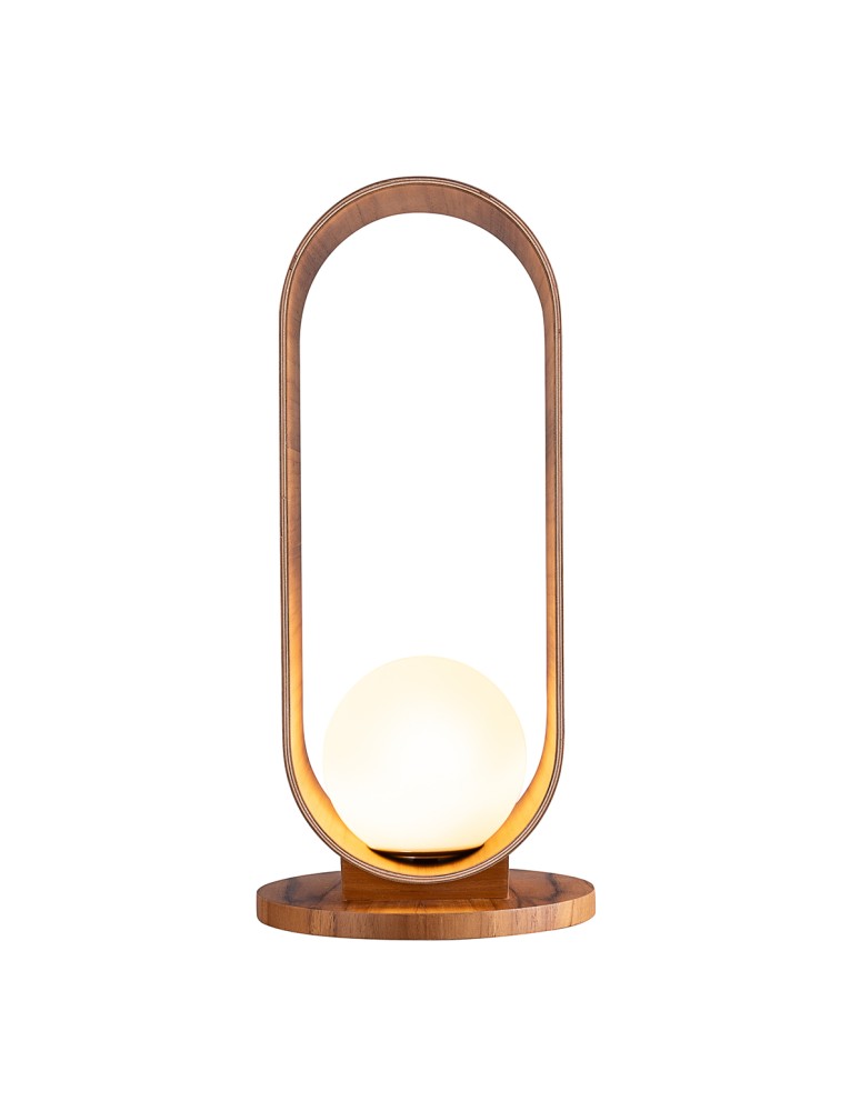 Quintiesse Lampa stołowa Sfera Elstead Lighting QN-SFERA-TL-L-TEAK