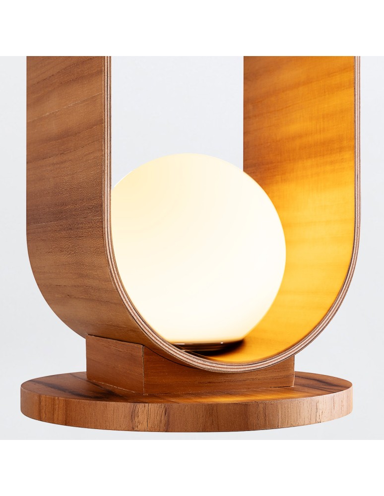Quintiesse Lampa stołowa Sfera Elstead Lighting QN-SFERA-TL-L-TEAK