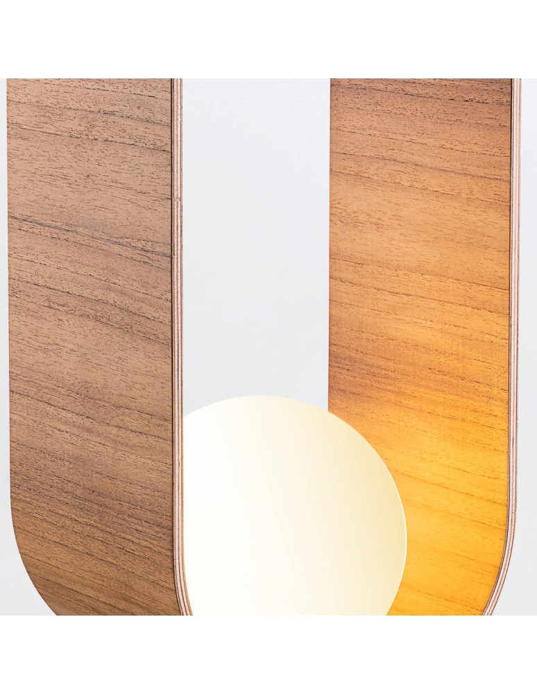 Quintiesse Lampa stołowa Sfera Elstead Lighting QN-SFERA-TL-L-TEAK