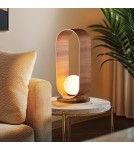 Quintiesse Lampa stołowa Sfera Elstead Lighting QN-SFERA-TL-L-TEAK