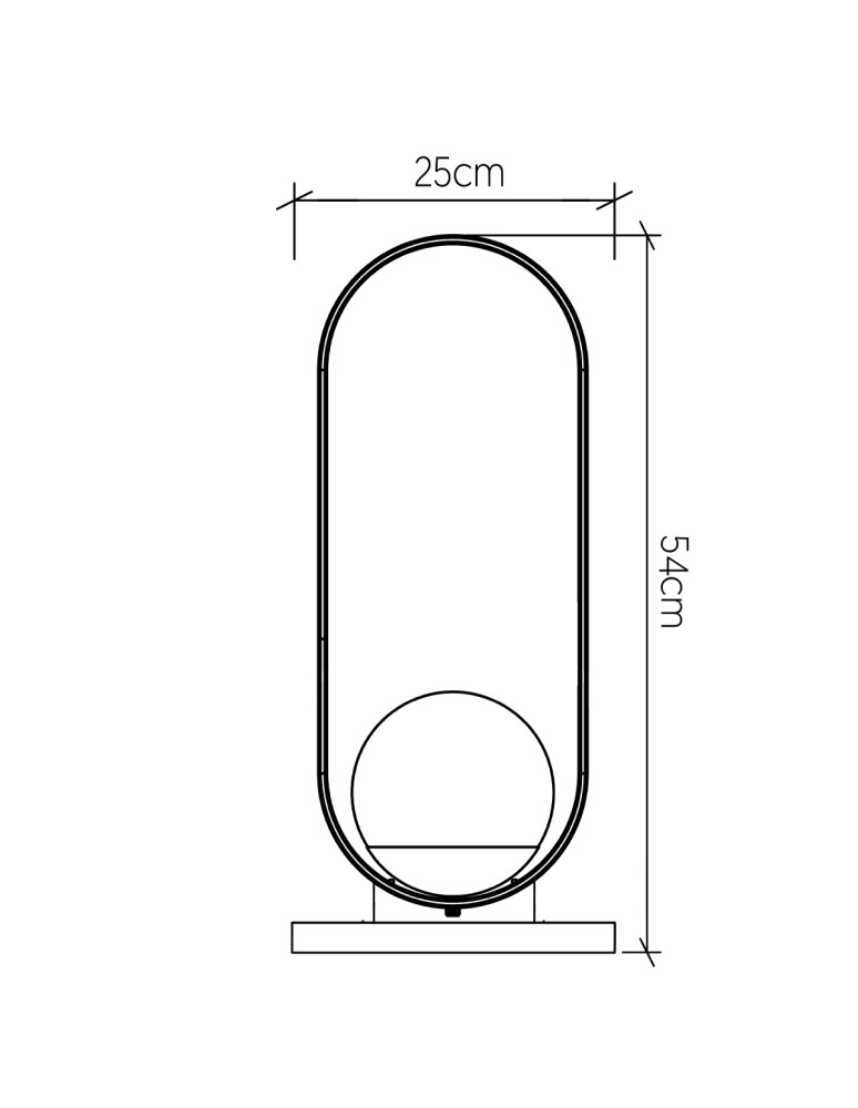 Quintiesse Lampa stołowa Sfera Elstead Lighting QN-SFERA-TL-L-TEAK