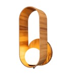 Quintiesse Kinkiet Sfera Elstead Lighting QN-SFERA-WB-L-TEAK