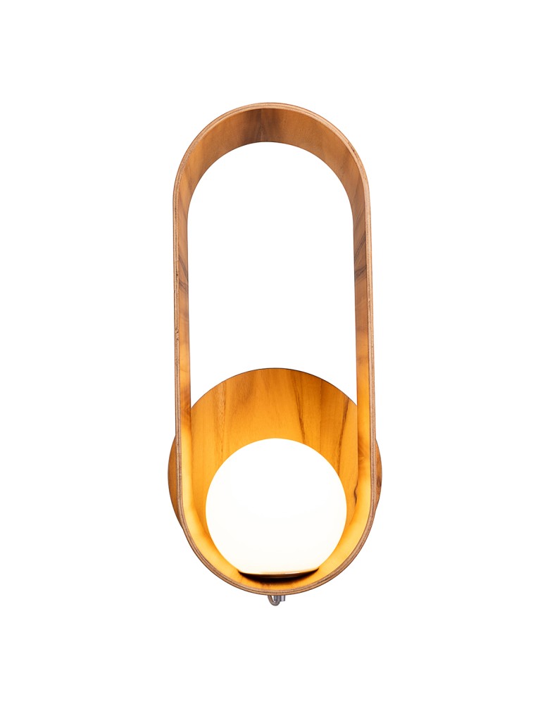 Quintiesse Kinkiet Sfera Elstead Lighting QN-SFERA-WB-L-TEAK