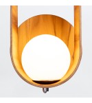 Quintiesse Kinkiet Sfera Elstead Lighting QN-SFERA-WB-L-TEAK