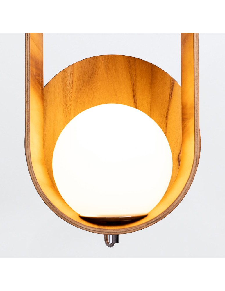 Quintiesse Kinkiet Sfera Elstead Lighting QN-SFERA-WB-L-TEAK