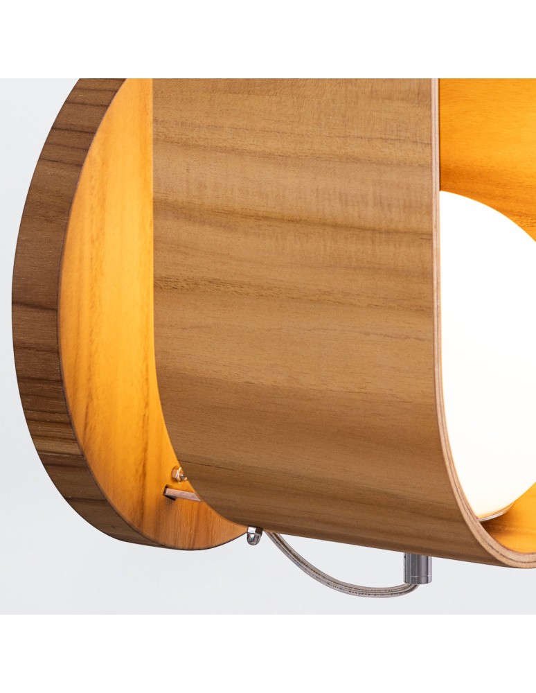 Quintiesse Kinkiet Sfera Elstead Lighting QN-SFERA-WB-L-TEAK