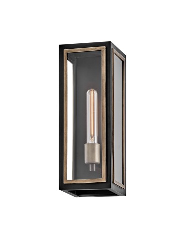 Quintiesse Latarnia naścienna Shaw 1 źródło światła Czarny, oksydowany brąz Zewnętrzna IP44 Elstead Lighting QN-SHAW-1M- - product 2