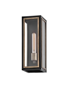 Quintiesse Latarnia naścienna Shaw 1 źródło światła Czarny, oksydowany brąz Zewnętrzna IP44 Elstead Lighting QN-SHAW-1M- - product 2
