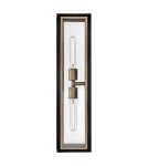 Quintiesse Latarnia naścienna Shaw 2 źródła światła Czarny, oksydowany brąz Zewnętrzna IP44 Elstead Lighting QN-SHAW-2M-