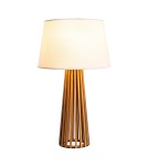 Quintiesse Lampa stołowa Slatted Elstead Lighting QN-SLATTED-TL-TEAK