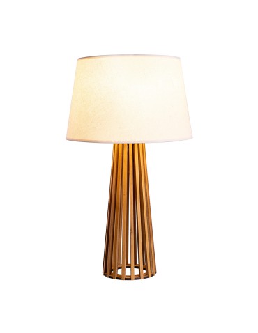 Quintiesse Lampa stołowa Slatted Elstead Lighting QN-SLATTED-TL-TEAK