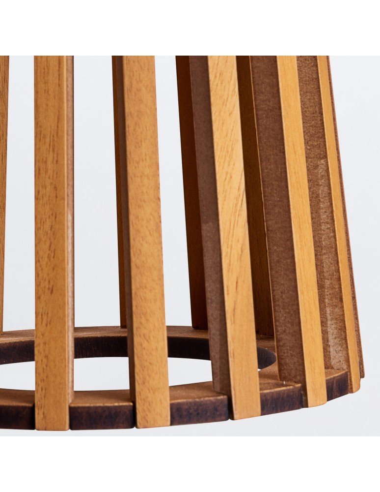 Quintiesse Lampa stołowa Slatted Elstead Lighting QN-SLATTED-TL-TEAK