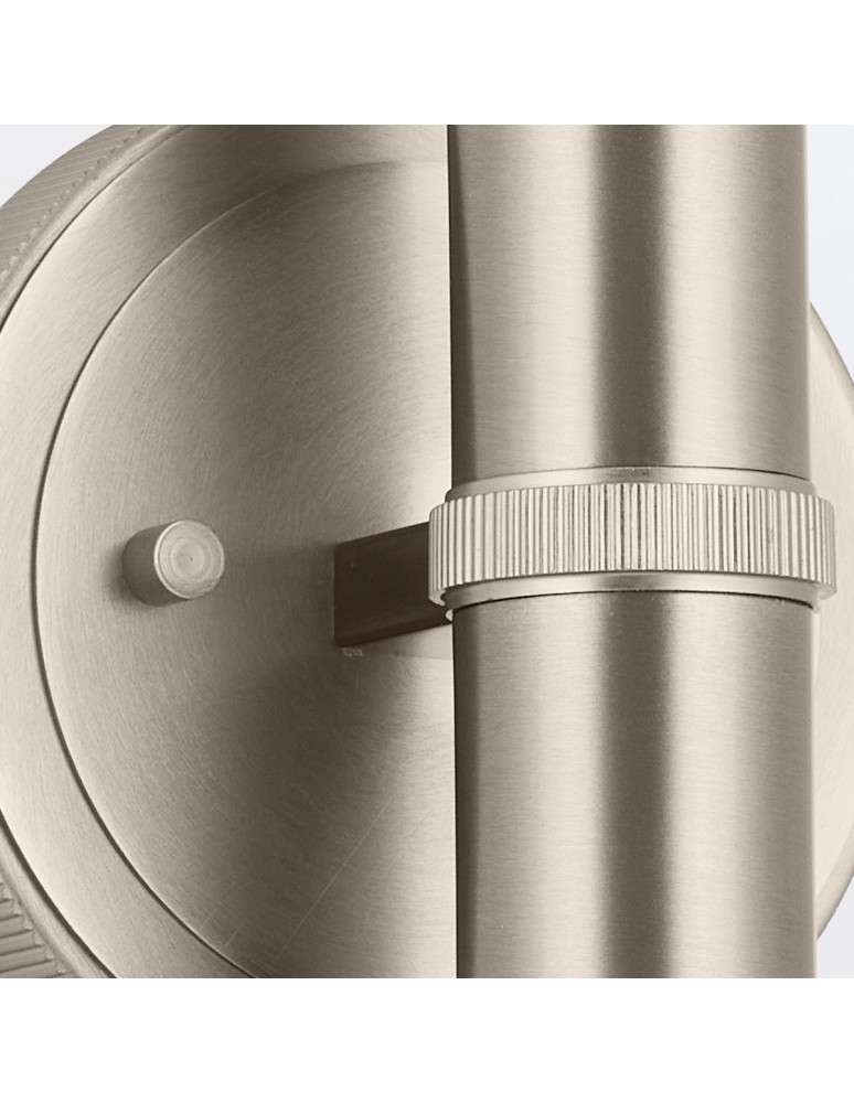 Quintiesse Kinkiet Torche 2 źródła światła Szczotkowany nikiel Łazienkowa IP44 Elstead Lighting QN-TORCHE-2W-BN