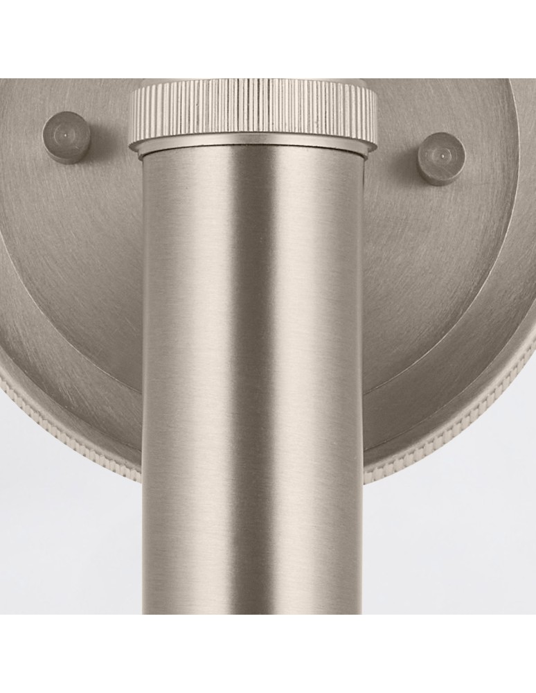 Quintiesse Kinkiet Torche 2 źródła światła Szczotkowany nikiel Łazienkowa IP44 Elstead Lighting QN-TORCHE-2W-BN