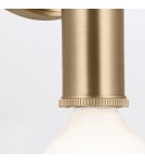 Quintiesse Kinkiet Torche 2 źródła światła Szampański brąz Łazienkowa IP44 Elstead Lighting QN-TORCHE-2W-CPZ