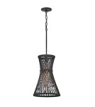 Quintiesse Lampa wisząca Twyla 1 źródło światła Czarny Elstead Lighting QN-TWYLA-1P-BK