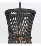 Quintiesse Lampa wisząca Twyla 1 źródło światła Czarny Elstead Lighting QN-TWYLA-1P-BK