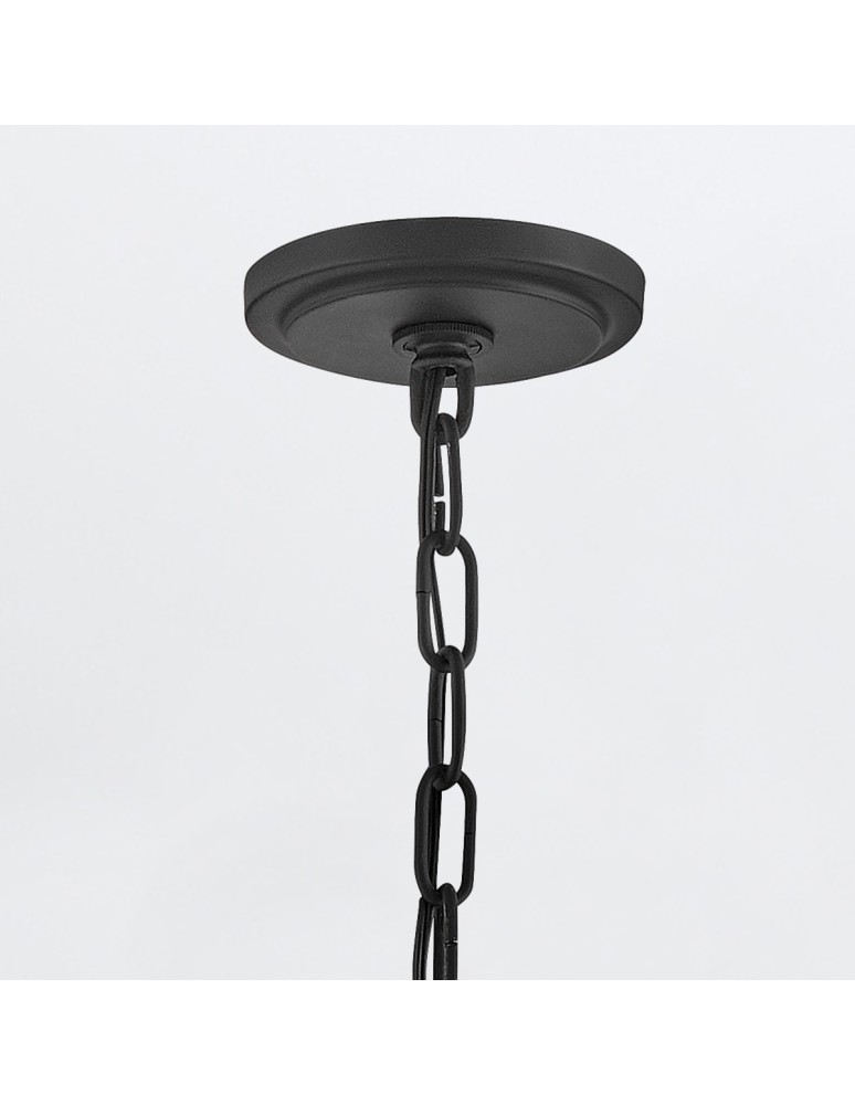 Quintiesse Lampa wisząca Twyla 1 źródło światła Czarny Elstead Lighting QN-TWYLA-1P-BK