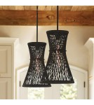 Quintiesse Lampa wisząca Twyla 1 źródło światła Czarny Elstead Lighting QN-TWYLA-1P-BK