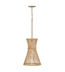 Quintiesse Lampa wisząca Twyla 1 źródło światła Oksydowane złoto Elstead Lighting QN-TWYLA-1P-BNG