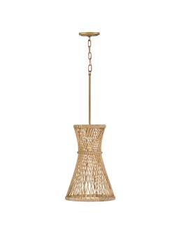 Quintiesse Lampa wisząca Twyla 1 źródło światła Oksydowane złoto Elstead Lighting QN-TWYLA-1P-BNG