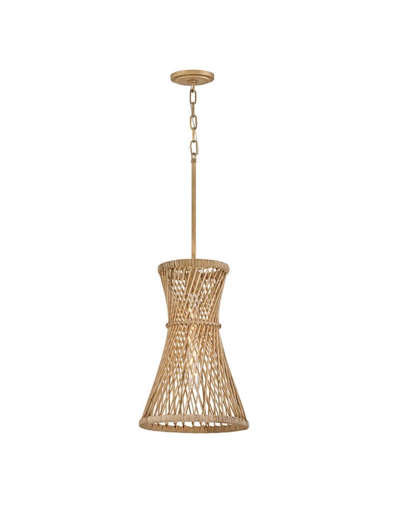 Quintiesse Lampa wisząca Twyla 1 źródło światła Oksydowane złoto Elstead Lighting QN-TWYLA-1P-BNG