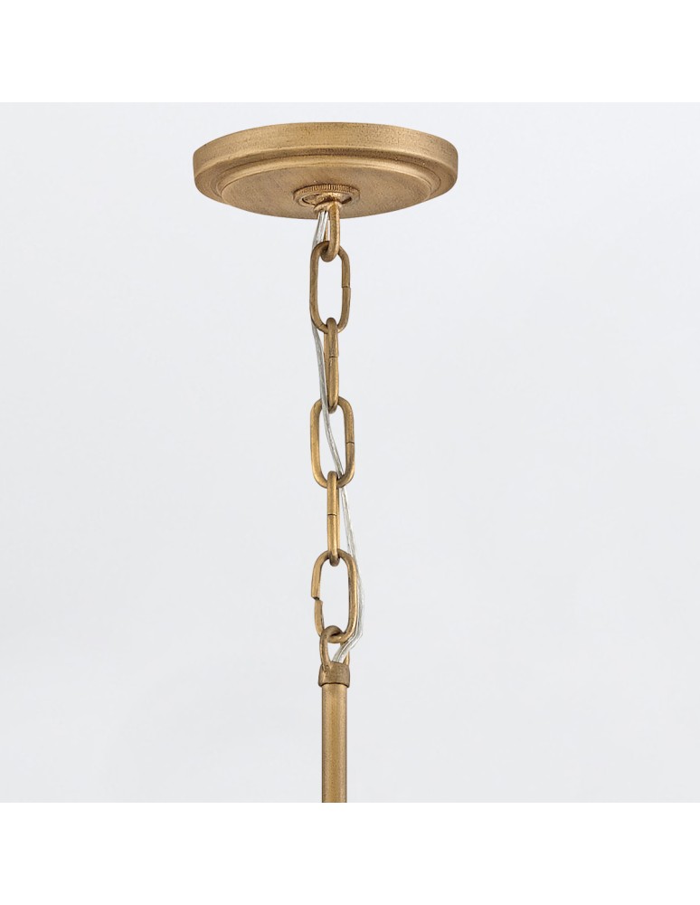 Quintiesse Lampa wisząca Twyla 1 źródło światła Oksydowane złoto Elstead Lighting QN-TWYLA-1P-BNG