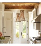 Quintiesse Lampa wisząca Twyla 1 źródło światła Oksydowane złoto Elstead Lighting QN-TWYLA-1P-BNG