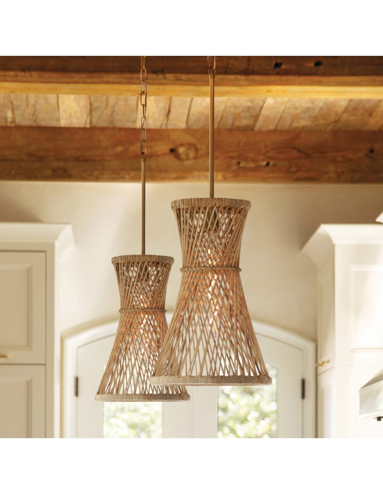 Quintiesse Lampa wisząca Twyla 1 źródło światła Oksydowane złoto Elstead Lighting QN-TWYLA-1P-BNG